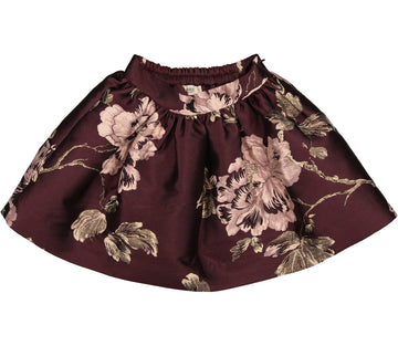 Sunita, Nederdel - Deep Mulberry Jacquard